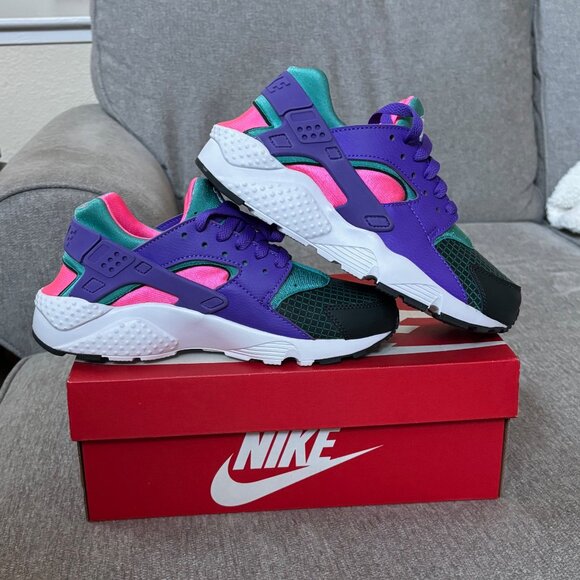 NEW - NIKE Huarache - Run Now GS Sneakers - Girl's Youth Size 5.5 Y - Picture 4 of 9